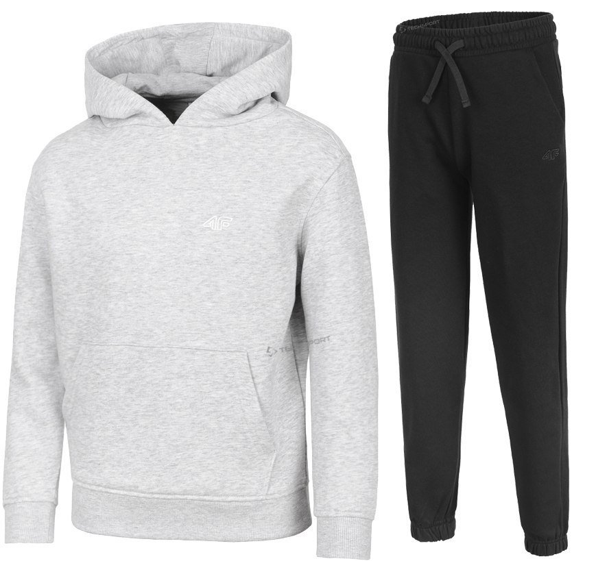 4F OCIEPLANY DZIEWCZÄCY DRES KOMPLET BLUZA SPODNIE / rozm 134