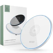 Ładowarki do telefonów - Ładowarka indukcyjna TECH-PROTECT QI15W-C1 15W Biały - miniaturka - grafika 1