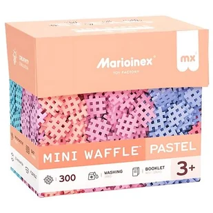Mario-Inex Klocki Waffle mini pastel 300 sztuk 636 - Klocki - miniaturka - grafika 1