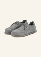 Botki damskie - Birkenstock Botki Zamszowe Utti Lace grau - miniaturka - grafika 1