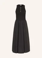 Sukienki - Tommy Hilfiger Sukienka Z Mieszanki Materiałów schwarz - miniaturka - grafika 1