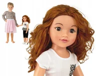 Lalki dla dziewczynek - Smily Play Duża lalka dla dzieci chodząca 70 cm księżniczka długie włosy - miniaturka - grafika 1