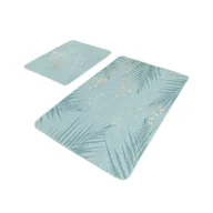 Dywaniki łazienkowe - Jasnoniebieskie dywaniki łazienkowe zestaw 2 szt. 60x100 cm – Mila Home - miniaturka - grafika 1