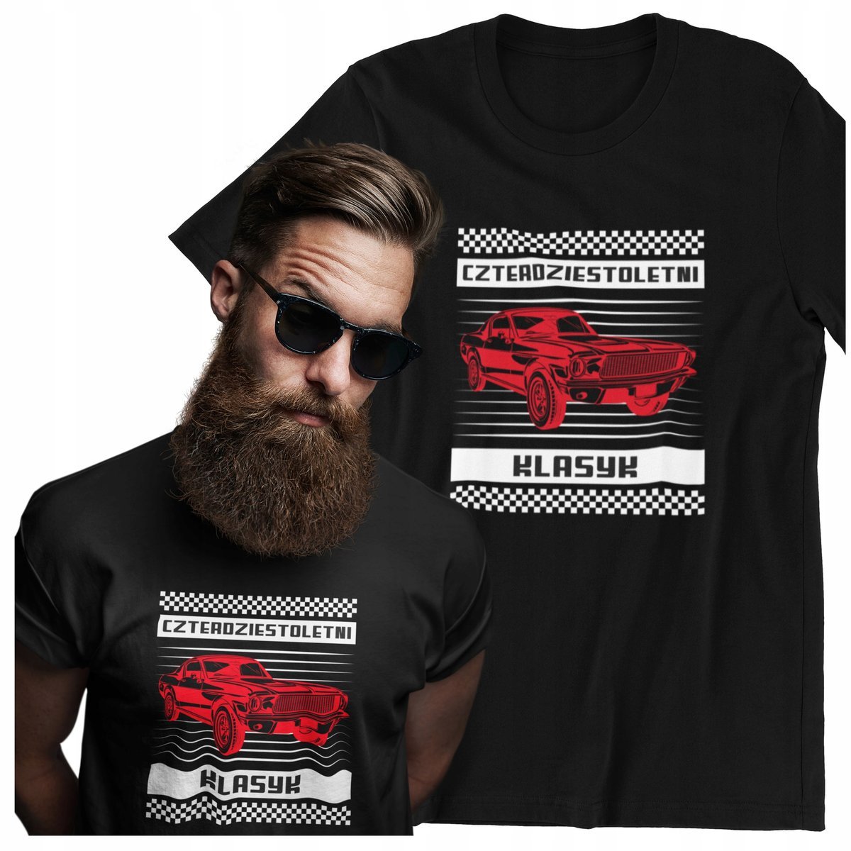 PREZENT NA 40 URODZINY KOSZULKA MĘSKA 40 LETNI