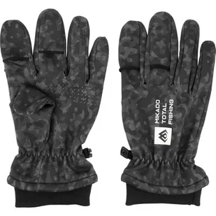 Rękawiczki MIKADO Softshell Camo UMR-25BC-L L Szaro-czarny - Inne akcesoria dla wędkarzy Rękawiczki MIKADO Softshell Camo UMR-25BC-L L Szaro-czarny - Inne akcesoria dla wędkarzy - miniaturka - grafika 1
