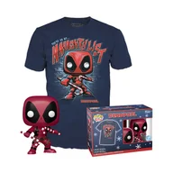 Figurki kolekcjonerskie - marvel - booble head pop n° xx - deadpool hld + tee (s) - miniaturka - grafika 1
