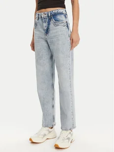 Tommy Jeans Jeansy Layla DW0DW21418 Niebieski Straight Fit - Spodnie damskie - miniaturka - grafika 1