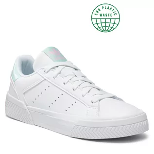 Buty sportowe damskie - Adidas Buty Court Tourino W GW4820 Ftwwht/Ftwwht/Halmin - grafika 1