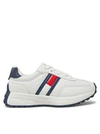 Buty dla chłopców - Tommy Hilfiger Sneakersy T3X9-33877-1695X336 M Biały - miniaturka - grafika 1
