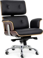 Fotele i krzesła biurowe - Krzesło biurowe Elior Bermund 3X Czarne - miniaturka - grafika 1