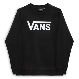 Vans Bluza damska Drop V Logo Bff Crew, czarno-biała, M, Czarny - biały, M - Bluzy damskie - miniaturka - grafika 1