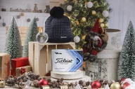 Zestawy upominkowe - Zestaw Prezentowy dla golfisty - czapka golfowa TaylorMade, piłki Titleist Velocity kolorowe, tealight podstawka pod świeczkę - miniaturka - grafika 1
