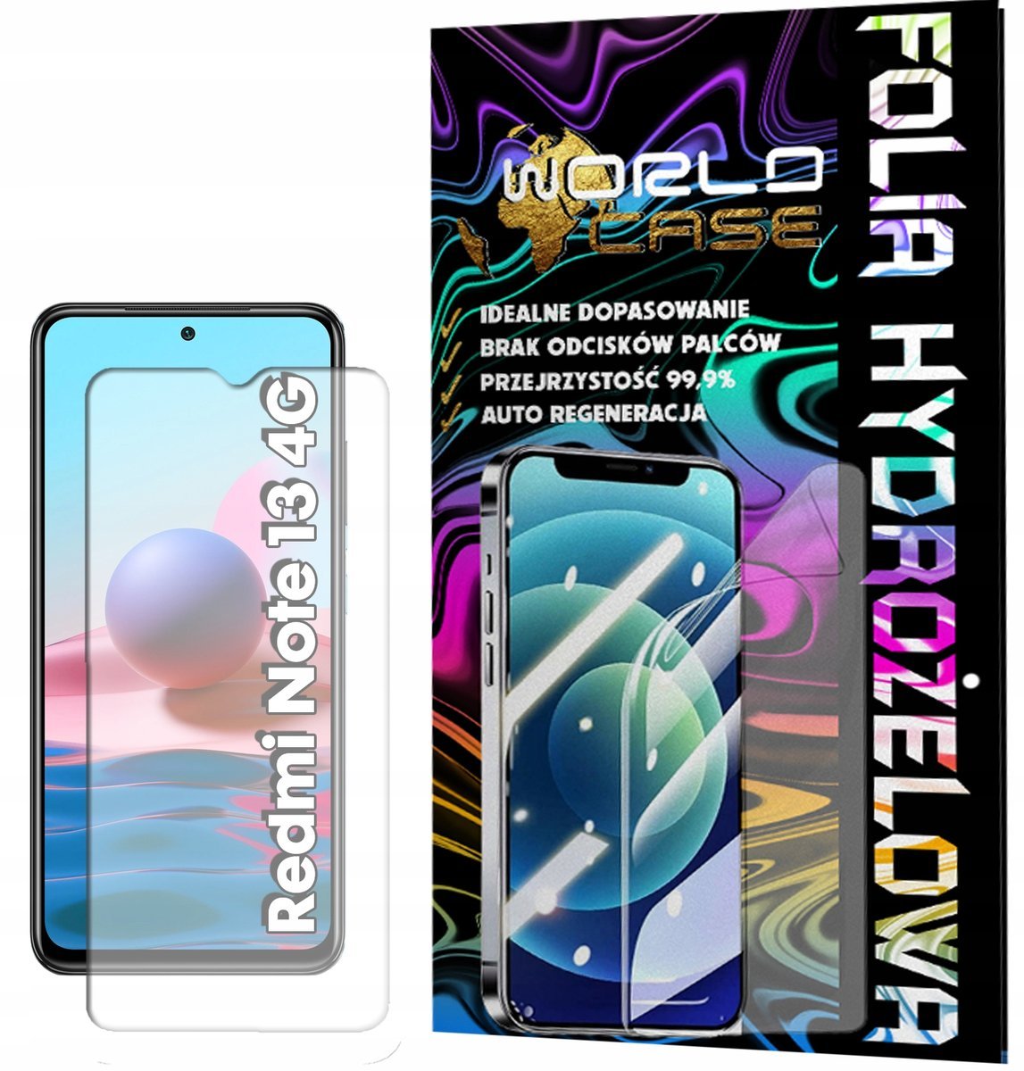 FOLIA HYDROŻELOWA OCHRONNA DO XIAOMI NOTE 13 4G - NA EKRAN MOCNA