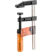 Imadła i ściski - Jufisto Ścisk stolarski typu F, 50 x 150 mm, drewniana rączka - miniaturka - grafika 1