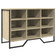 Szafki na buty - vidaXL Stojak na buty dąb sonoma 90x38x61,5 cm materiał drewnopochodny - miniaturka - grafika 1