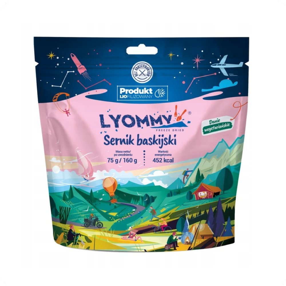 Lyommy Sernik baskijski 160 g Pyszny na zimno i ciepło