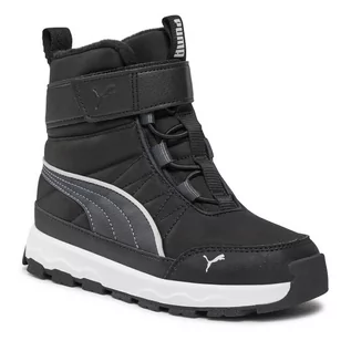 Buty dla chłopców - Śniegowce Puma Evolve Boot AC+ PS 392645 01 Puma Black-Strong Gray-Puma White - grafika 1