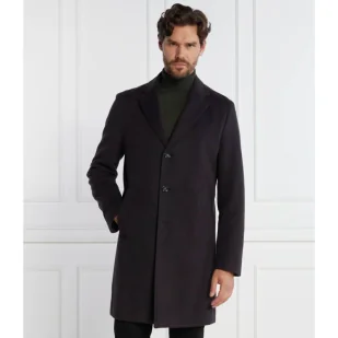 BOSS Wełniany płaszcz 2w1 H Hyde Bib - Płaszcze męskie - miniaturka - grafika 1