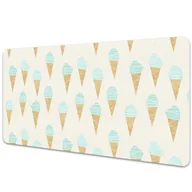 Podkładki na biurko - Mata podkładka ochronna na biurko Lody 90x45 cm - miniaturka - grafika 1