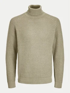Jack&Jones Golf Cody 12262152 Beżowy Regular Fit - Swetry męskie - miniaturka - grafika 1