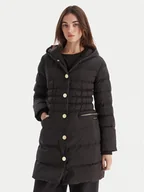 Płaszcze damskie - Armani Exchange Płaszcz zimowy XW000652 AF15984 UC001 Czarny Regular Fit - miniaturka - grafika 1