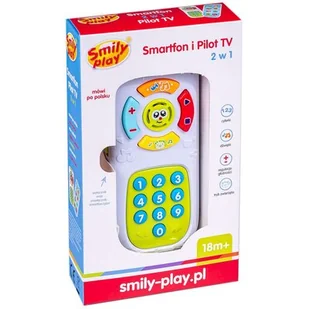 Smily Play Smartfon Pilot TV Edukacyjny 2w1 Telefon Dźwięk 83660 0000046129 - Zabawki interaktywne dla dzieci - miniaturka - grafika 1