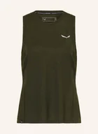 Koszulki i topy damskie - Salewa Tank Top Puez Dry gruen - miniaturka - grafika 1