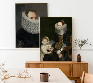 Zestaw plakatów Rodzinny portret - Obrazy i zdjęcia na płótnie - miniaturka - grafika 1