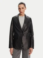 Kurtki damskie - Serge Pariente Kurtka skórzana Caprice Czarny Slim Fit - miniaturka - grafika 1