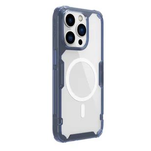 Nillkin Nature Pro Magnetic Case etui iPhone 14 Pro Max magnetyczny pokrowiec MagSafe niebieski - Etui i futerały do telefonów - miniaturka - grafika 3