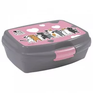 Lunch boxy - Śniadaniówka pojemnik na śniadanie Lunchbox Cleo&Frank kotki - miniaturka - grafika 1