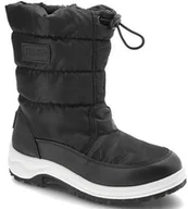 Śniegowce damskie - Big Star Kids Snow Boots KK374235, dla dziewczynki, śniegowce, Czarne - miniaturka - grafika 1