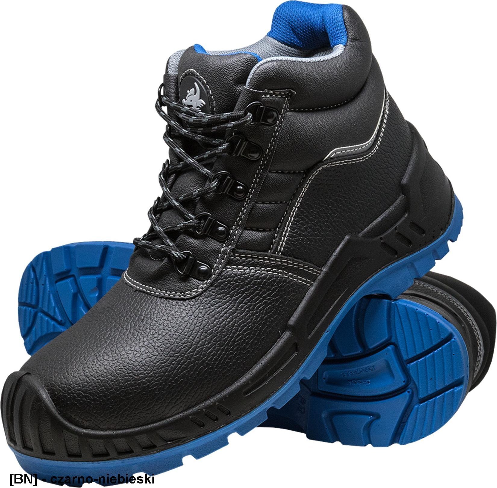 R.E.I.S. BCTITANBLUE_T S3 SRC - trzewiki bezpieczne skóra bydlęca, podnosek kompozyt, podeszwa antypoślizgowa, olejoodporna 43