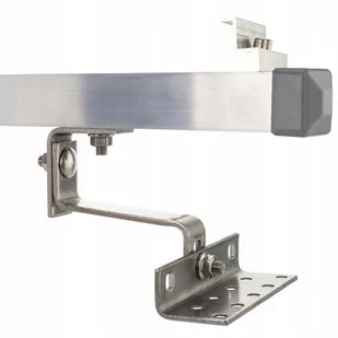 Zestaw montazowy na 2 panele fotowoltaiczne 30mm grubości, szer max 115cm, montaż w pionie, dach pokryty dachówką - Akcesoria do kolektorów i fotowoltaiki Zestaw montazowy na 2 panele fotowoltaiczne 30mm grubości, szer max 115cm, montaż w pionie, dach pokryty dachówką - Akcesoria do kolektorów i fotowoltaiki - miniaturka - grafika 1