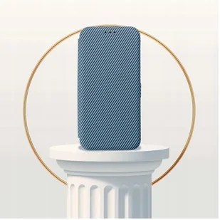 Kabura FOLIO Side Magnet do IPHONE 16 PRO niebieski - Etui i futerały do telefonów - miniaturka - grafika 1