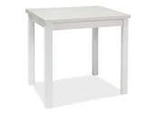 Stoły - Signal STÓŁ ADAM BIAŁY MAT 90x65 ADAMBM90 - miniaturka - grafika 1