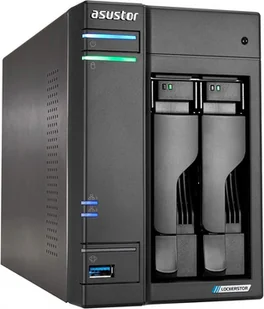 Serwer plików Asustor LOCKERSTOR 2 AS6702T 2-bay, Intel Celeron N5105 Czterordzeniowy 2.0GHz, 8GB RAM DDR4. 4x M.2 PCIe NVMe, 2x 2.5 GbE. 2x USB 3.2. HDMI 2.0b - Serwery plików NAS i macierze dyskowe - miniaturka - grafika 1