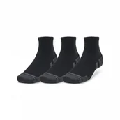 Skarpetki męskie - Skarpetki treningowe uniseks Under Armour (3-pack) Performance Tech Qtr - czarne - miniaturka - grafika 1