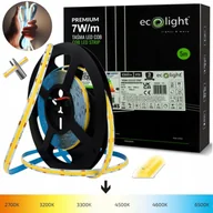 Taśmy LED - Taśma Led Cob Profesjonalna 7W/m 12V Biała Neutralna 4000K Neon 630lm/m - miniaturka - grafika 1