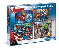 Puzzle - Clementoni Puzzle 20+60+100+180 The Avengers 07722 - miniaturka - grafika 1