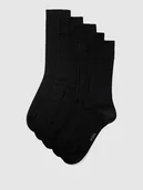 Skarpetki męskie - Skarpety z elastycznymi, prążkowanymi ściągaczami w zestawie 5 szt. - miniaturka - grafika 1