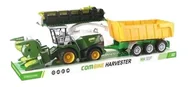 Samochody i pojazdy dla dzieci - Kombajn z żółtą przyczepą Toys Paweł Wojda - model lub pojazd - miniaturka - grafika 1