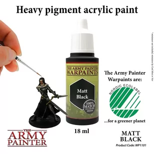 Army Painter: Matt Black - Akcesoria do gier planszowych - miniaturka - grafika 1
