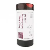 Worki na śmieci - Idea Worki z taśmą ściągającą 35L czarne 50 szt. - miniaturka - grafika 1