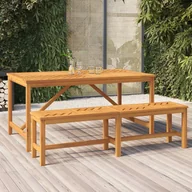 Ławki ogrodowe - vidaXL Ławka ogrodowa, 150 cm, lite drewno akacjowe - miniaturka - grafika 1