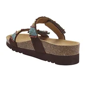 Kapcie damskie - SCHOLL ZAFIRAH 4.0 BROWN kapcie damskie, Brązowy Multi, 41 EU - miniaturka - grafika 1