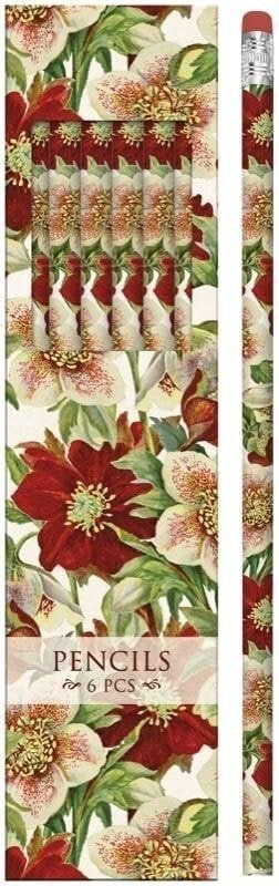 Ołówki ozdobne STPEN43 ciemiernik 6szt