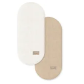 Prześcieradła dla dzieci - ALBERO MIO Prześcieradło do gondoli 2-pak WM447 Biszkoptowy - miniaturka - grafika 1