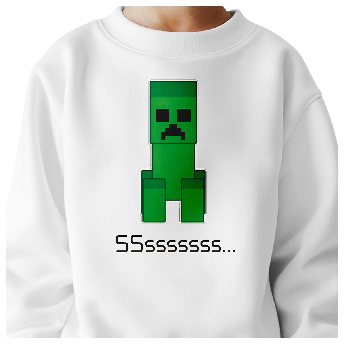 BLUZA DZIECIĘCA MINECRAFT 104 DLA DZIEWCZYNKI CHŁOPCA JAKOŚĆ
