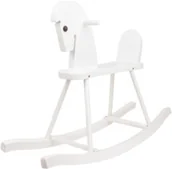 Zabawki na biegunach - Drewniany koń na biegunach biały - miniaturka - grafika 1